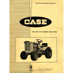 Case 150 and 190 Garden Tractors Parts Catalog A977 Case 150 and 190 Garden Tractors Parts Catalog A977