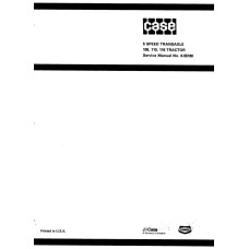 Case 108, 110, 116 5 Speed Transaxle Tractor Service Repair Manual