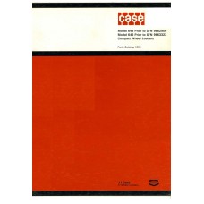 Case 644 and 646 Compact Wheel Loaders Parts Catalog