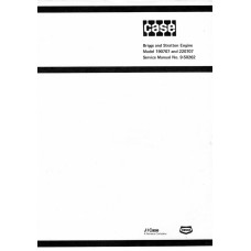 Case Briggs & Stratton Engine Model 190707 and 220707 Service Repair Manual Case Briggs & Stratton Engine Model 190707 and 220707 Service Repair Manual