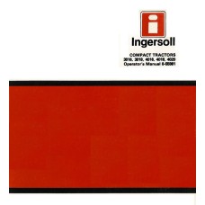 Case Ingersoll 3018, 3018, 4018, 4018, 4020 Compact Tractors Operators Manual Case Ingersoll 3018, 3018, 4018, 4018, 4020 Compact Tractors Operators Manual