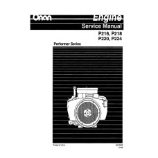 Onan P216, P218, P220 and P224 Engine Service Repair Manual
