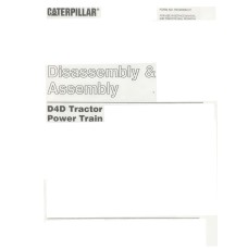 Caterpillar D4 Tractor Power Train Disassembly and Assembly Manual