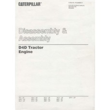 Caterpillar D4D Tractor Engine Disassembly and Assembly Manual