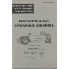 Caterpillar Hydraulics Scrapers 641 Operation and Maintenance Instructions