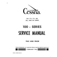 Cessna 100 Series Service Repair Manual 1962 and Prior