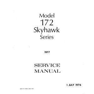 Cessna 172 and Skyhawk Series Service Repair Manual 1976 1977