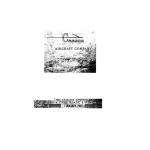 Cessna 180 A, B, C, D & E and 182 A, B, C & D Parts Catalog 1963 Cessna 180 A, B, C, D & E and 182 A, B, C & D Parts Catalog 1963