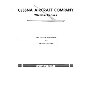 Cessna 190 and 195 Series Parts Catalog 1954