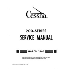 Cessna 200 Series Service Repair Manual 1965