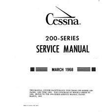 Cessna 200 Series Service Repair Manual 1968