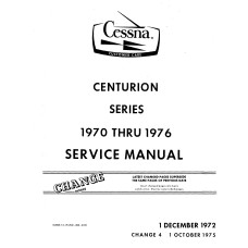 Cessna Centurion Series Service Repair Manual 1970 thru 1976