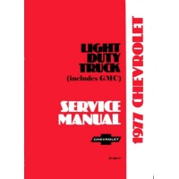 Chevrolet Light Duty Truck Series 10-35 Chassis Shop Service Repair Manual 1977