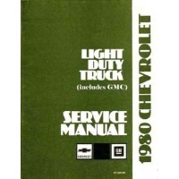 1980 Chevrolet Light Truck Series 10-35 Chassis Shop Service Repair Manual