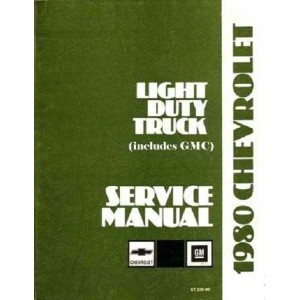 1980 Chevrolet Light Truck Series 10-35 Chassis Shop Service Repair Manual
