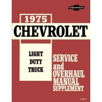 1975 Chevrolet Light Truck Series 10-30 Chassis Service and Overhaul Manual