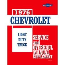 1976 Chevrolet Light Truck Series 10-30 Chassis Service and Overhaul Manual