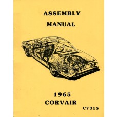 Chevrolet Corvair 10000 Series Assembly Manual 1965