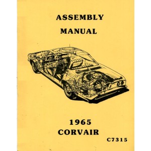 Chevrolet Corvair 10000 Series Assembly Manual 1965