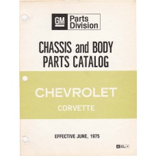 Chevrolet Corvette Chassis and Body Parts Catalog 1953 - 1975
