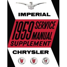 Chrysler Imperial Service Manual Supplement 1958 1959