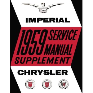 Chrysler Imperial Service Manual Supplement 1958 1959