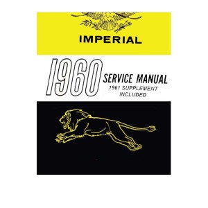 Chrysler PC-3 New Yorker, PY-1 Imperial Shop Service Repair Manual 1960 1961