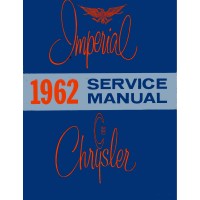 Chrysler SC-3 New Yorker and SY-1 Imperial Shop Service Repair Manual 1962