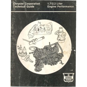 Chrysler Emission Control Systems & Carburetors 1.7 and 2.2 Liter Engines Service Manual 1980 - 1982 Chrysler Emission Control Systems & Carburetors 1.7 and 2.2 Liter Engines Service Manual 1980 - 1982