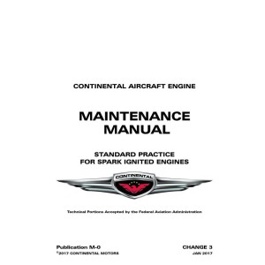 Continental Standard Practice for Spark Ignited Engines Maintenance Manual 2017 Continental Standard Practice for Spark Ignited Engines Maintenance Manual 2017