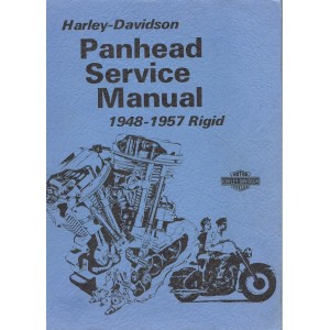 Harley Davidson RL, FL Panhead Rigid Shop Service Repair Manual 1948 - 1957