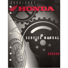 Honda CR250R ATV Shop Service Repair Manual 2000 - 2001