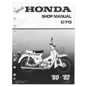 Honda C70 Passport Motorcycle Shop Service Repair Manual 1980 - 1982