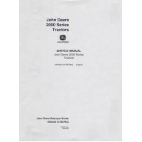 John Deere 2000 Series Tractors Technical Service Manual