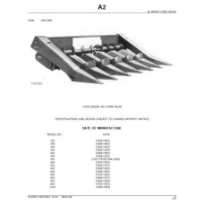 John Deere 40 Series Corn Heads 643 Parts Manual