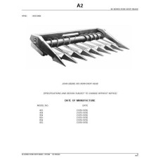 John Deere 50 Series Row-Crop Heads 853 Parts Manual