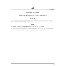 John Deere 7722 Combine Parts Manual