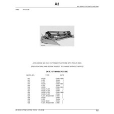 John Deere 900 series Cutting Platform Parts Manual