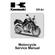 Kawasaki ER-6n, ER650-A6 Motorcycle Service Repair Workshop Manual 2006