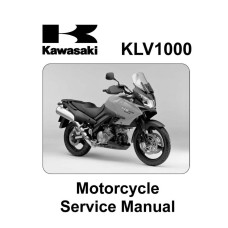 Kawasaki KLV1000-A1 Motorcycle Service Repair Workshop Manual 2004