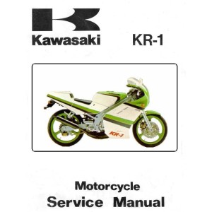 Kawasaki KR-1 KR250 B1-B2 Motorcycle Service Repair Workshop Manual