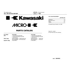 Kawasaki KVF750 D8F/D9F Motorcycle Parts Manual 2008 - 2009