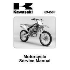 Kawasaki KX450D6F Motorcycle Service Repair Workshop Manual 2005 - 2006