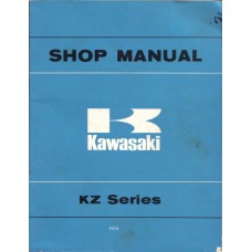 Kawasaki KZ Series Motorcycle Shop Service Repair Manual 1974
