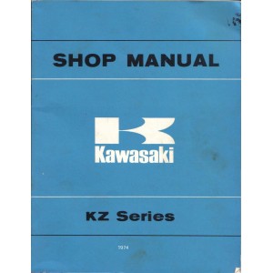 Kawasaki KZ Series Motorcycle Shop Service Repair Manual 1974