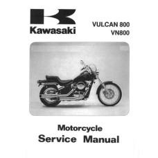 Kawasaki Vulcan 800, VN800 Motorcycle Service Workshop Manual 1996 - 2004