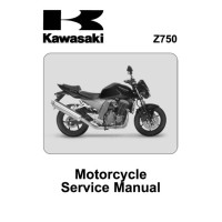 Kawasaki Z750 Motorcycle Shop Service Repair Workshop Manual 2003