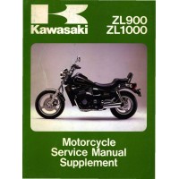Kawasaki ZL900 A1-A2, ZL1000 A1, Eliminator Motorcycle Service Manual Supplement 1985 - 1987