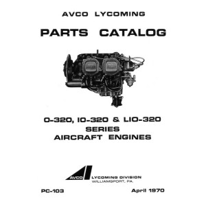 Lycoming O-320, IO-320 and LIO-320 Series PC-103 Parts Catalog 1970