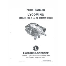 Lycoming O-435-A and A2 Aircraft Engines Parts Catalog